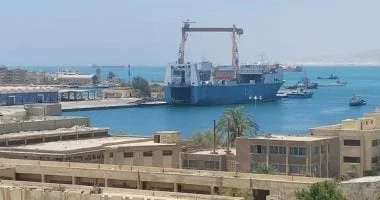 حركة السفن في موانئ البحر الأحمر