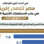 مصر تتصدر أفريقيا في جذب الاستثمارات الأجنبية