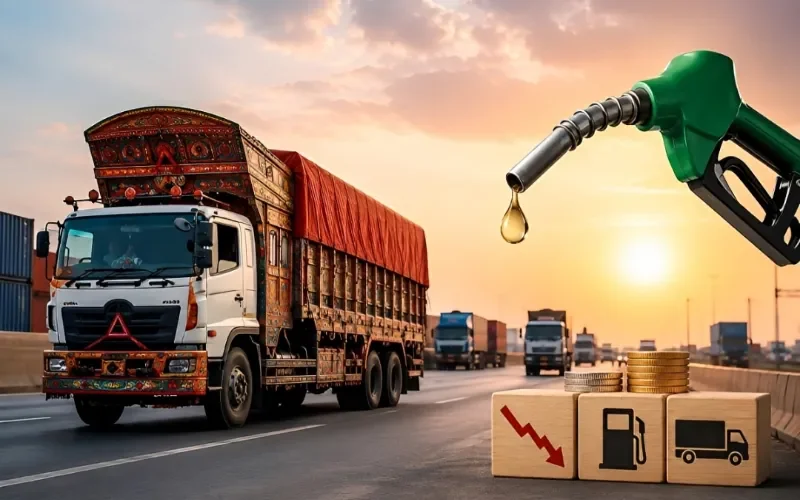 نقل الشاحنات في باكستان يطالب بإلغاء تعديل أسعار الوقود اليومي