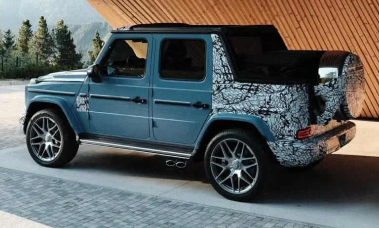 سيارة مرسيدس-بنز G-Class Cabriolet الجديدة تظهر في ترويجها