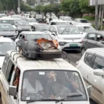 تظاهرة المزارعين تعطل الحركة المرورية في بهوبال