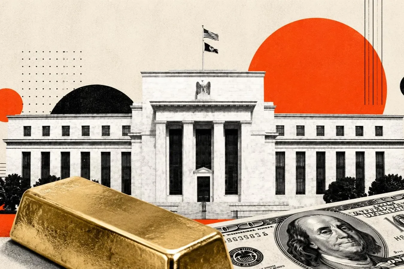 انخفاض أسعار الذهب قبل قرار الفائدة الفيدرالي