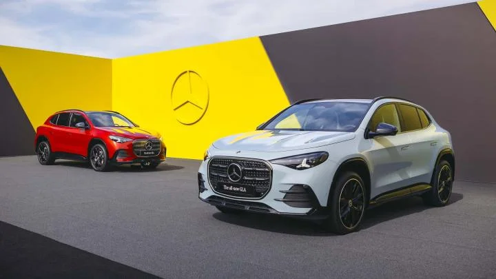 مرسيدس-بنز تكشف عن الجيل الثالث من GLA الكهربائية والهجينة