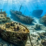 تهديدات البيئة من حطام السفن في قاع البحار