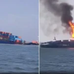 غرق سفينة حاويات روسية في البحر الأسود بعد هجوم بطائرة مسيرة